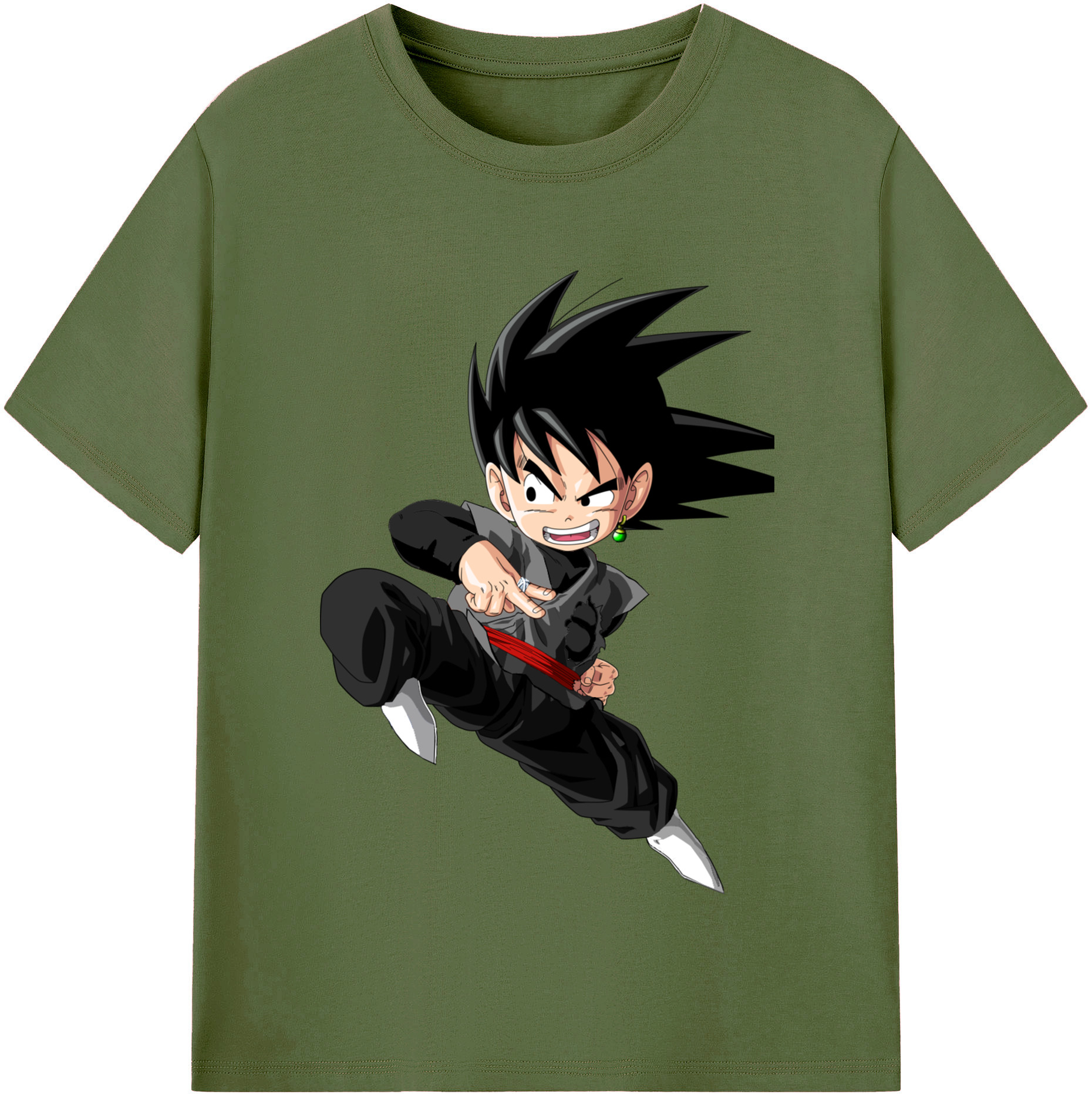 （画像用） ドラゴンボール 孫悟空（そん ごくう）Son Goku カカロット DRAGON BALL Kakarotto 綿100％半袖Tシャツ（フロントプリント）